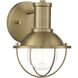 Dalton 1 Light 8 inch Brushed Gold Vanity Light Wall Light