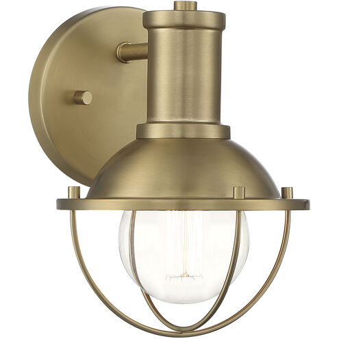 Dalton 1 Light 8 inch Brushed Gold Vanity Light Wall Light