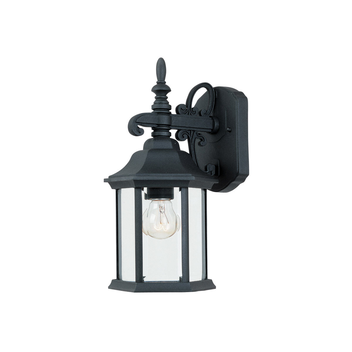 Designers Fountain 2984-BK Devonshire Hanging Lantern Black 