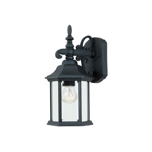Devonshire 1 Light 14 inch Black Outdoor Wall Lantern