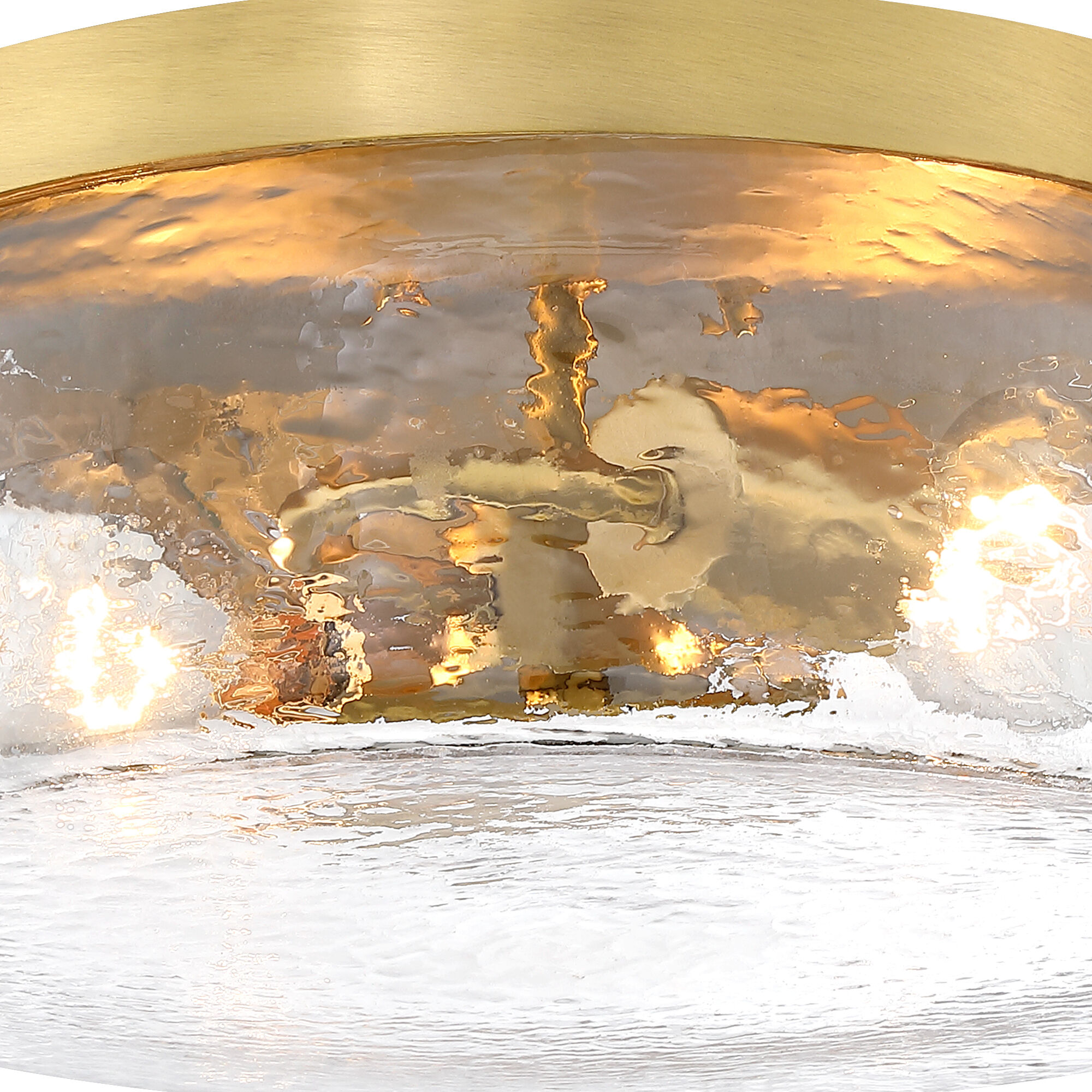 Brushed gold flush mount ceiling light outlet