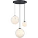 Circo LED 28.75 inch Matte Black Chandelier Ceiling Light