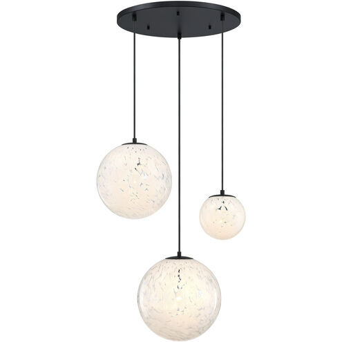 Circo LED 28.75 inch Matte Black Chandelier Ceiling Light