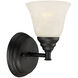 Kendall 1 Light 5 inch Oil Rubbed Bronze Wall Sconce Wall Light in Frosted