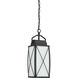 Fairlington 1 Light 7.5 inch Black Outdoor Hanging Lantern