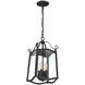Glenwood 4 Light 9 inch Black Outdoor Hanging Lantern