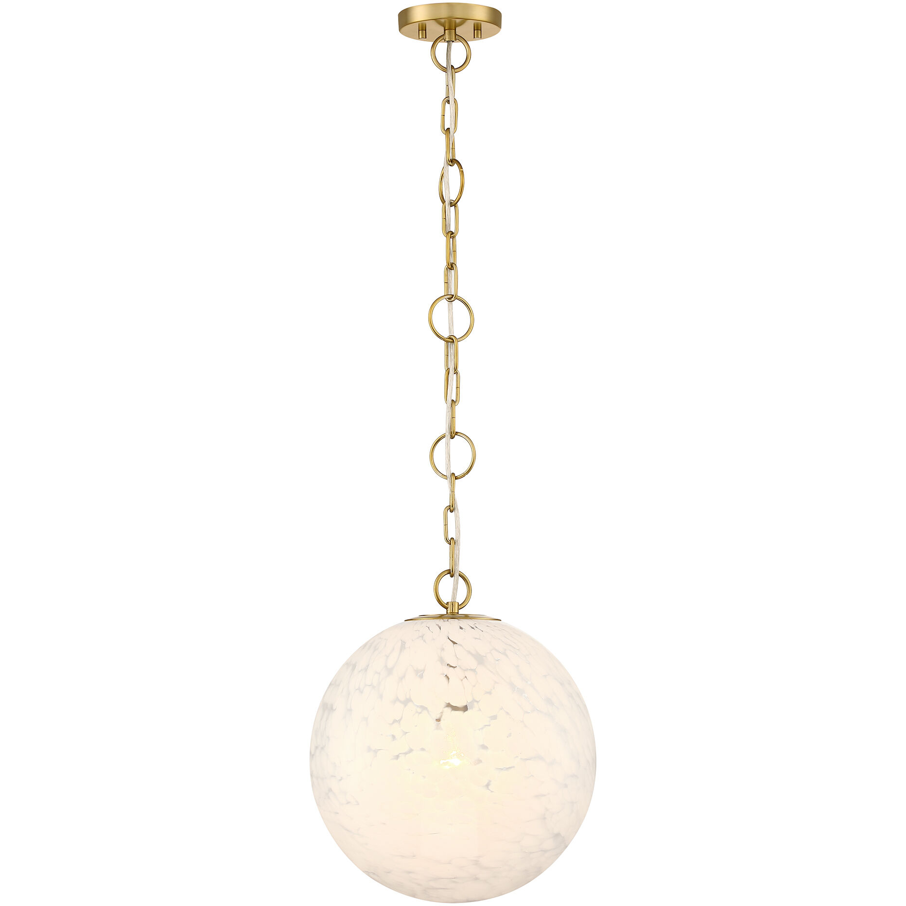 Wine Flower 1 Light 14 inch Brushed Gold Pendant Ceiling Light