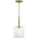Haven LED 10 inch Old Satin Brass Pendant Ceiling Light