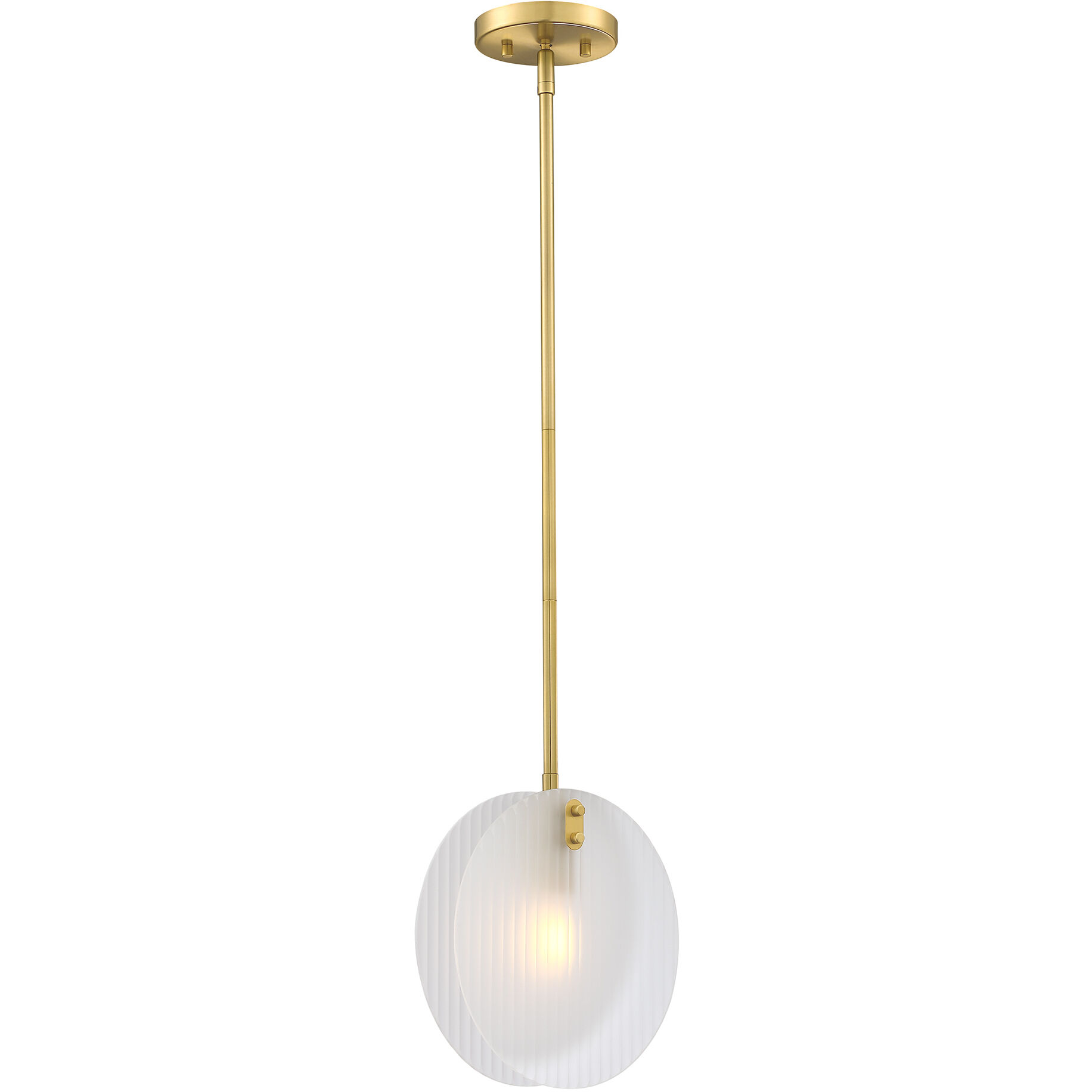 Sky Fall 1 Light 10 inch Brushed Gold Pendant Ceiling Light