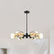 Gatsby 6 Light 28 inch Matte Black Chandelier Ceiling Light