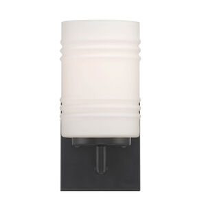 Leavenworth 1 Light 5 inch Matte Black Wall Sconce Wall Light