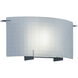 Moderne 1 Light 14 inch Chrome ADA Wall Sconce Wall Light