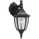 Builder 1 Light 14 inch Black Outdoor Wall Lantern