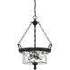Amilla 3 Light 17.5 inch Natural Iron Inverted Pendant Ceiling Light