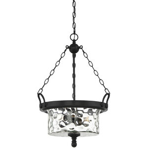 Amilla 3 Light 17.5 inch Natural Iron Inverted Pendant Ceiling Light