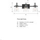 Inwood 3 Light 24 inch Matte Black Vanity Light Wall Light