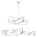 Kenzo 4 Light 38 inch Polished Nickel Island Pendant Ceiling Light