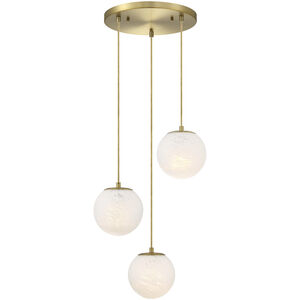 Pixie LED 17.75 inch Brushed Gold Chandelier Ceiling Light
