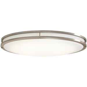 Oval LED 32.5 inch Brushed Nickel Flushmount Ceiling Light