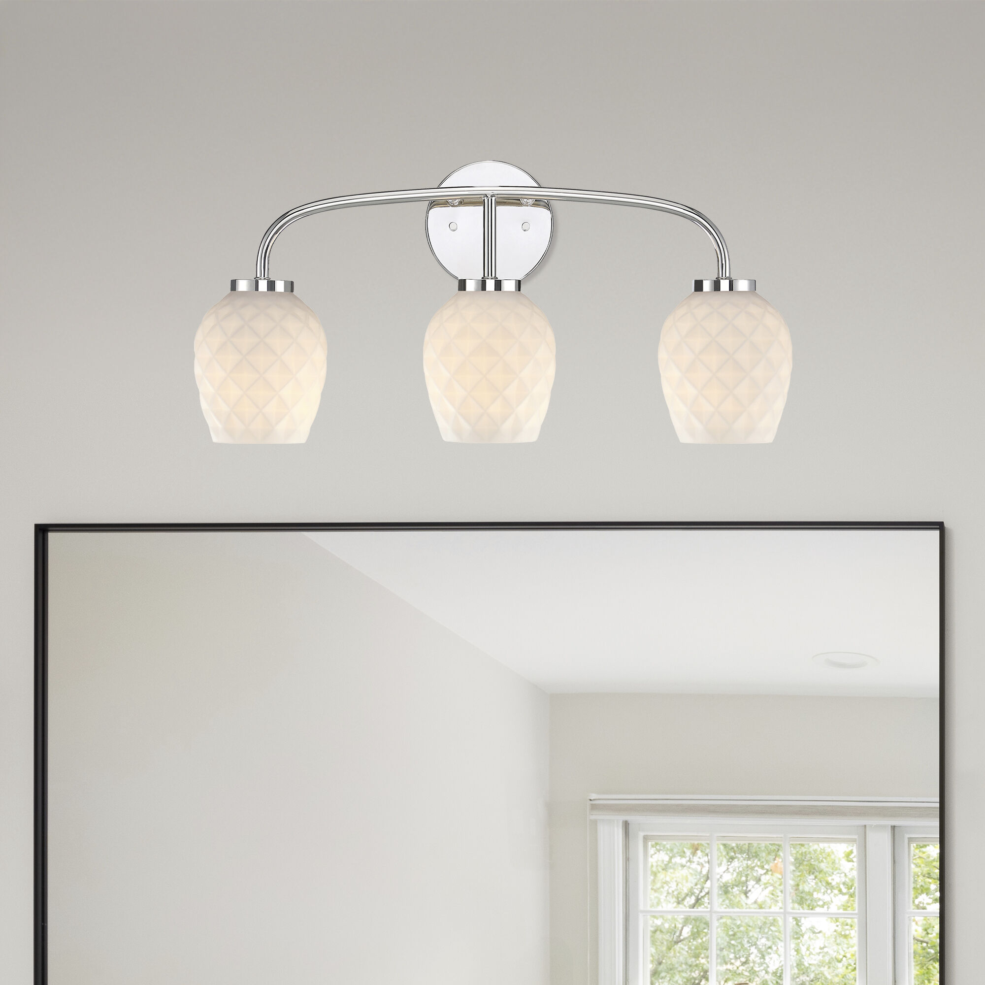 Dita LED 23 inch Polished Nickel Vanity Wall Light