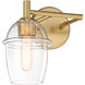 Summer Jazz 2 Light 16 inch Brushed Gold Vanity Light Wall Light