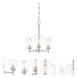 Westin 3 Light 18 inch Satin Platinum Chandelier Ceiling Light