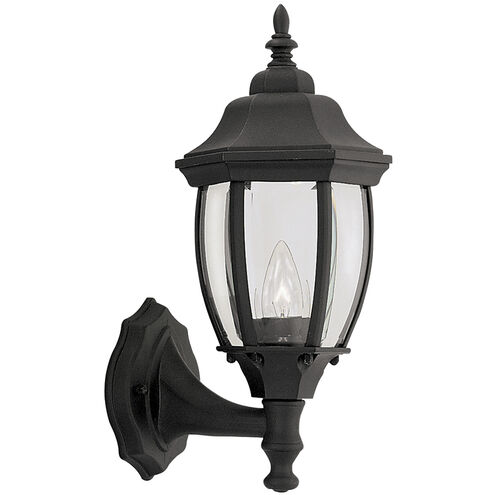 Tiverton 1 Light 15 inch Black Outdoor Wall Lantern