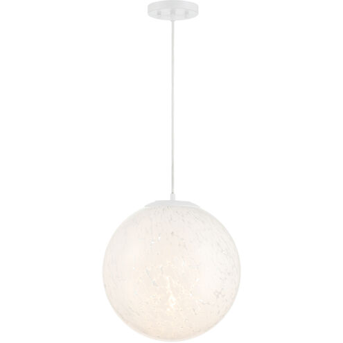 Circo 1 Light 14 inch Matte White Pendant Ceiling Light