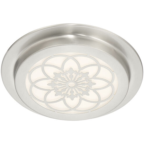 Edge Lit LED 12 inch Satin Platinum Flushmount Ceiling Light
