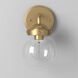 Knoll 1 Light 6 inch Brushed Gold Wall Sconce Wall Light
