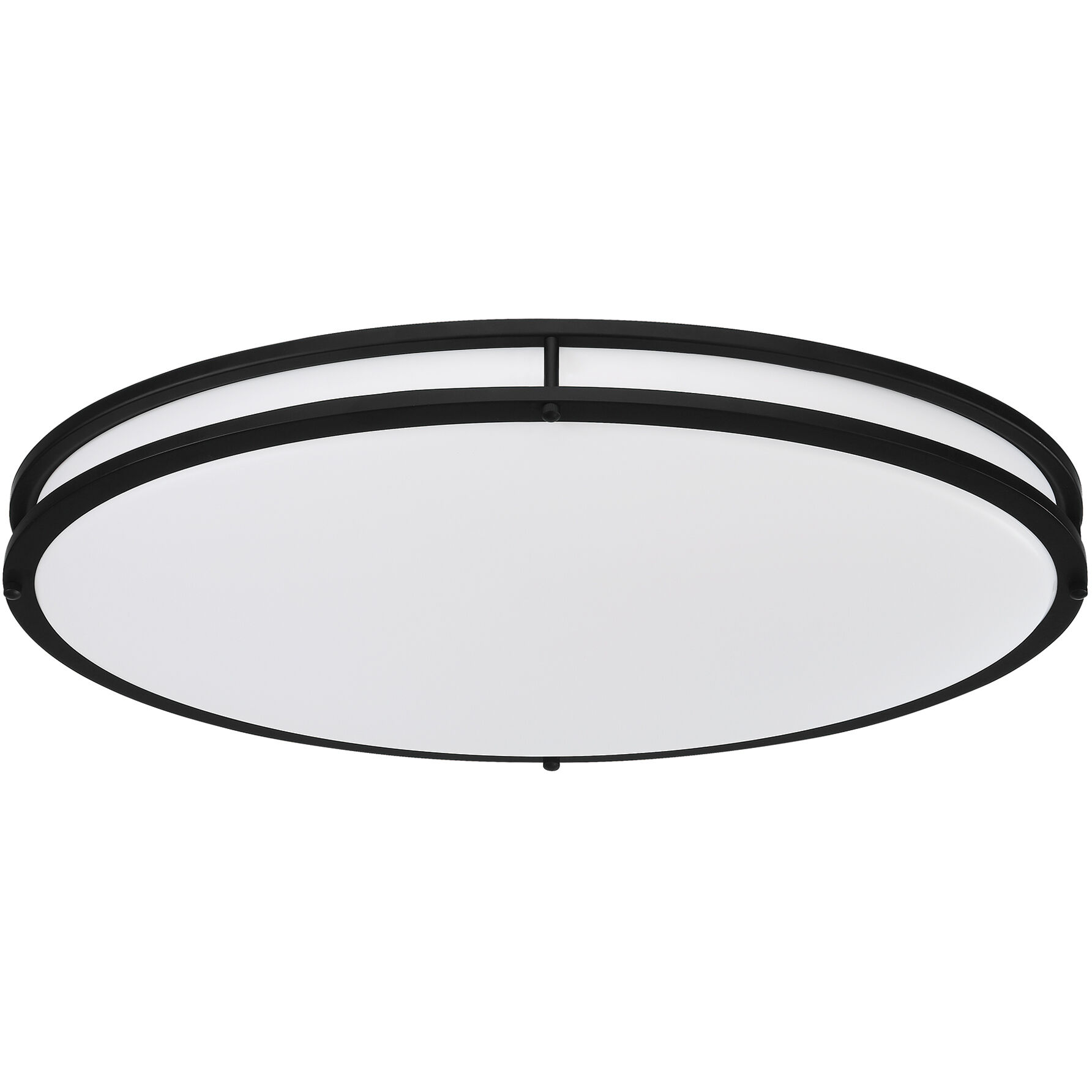 EnviroLite LED 24 inch Matte Black Flush Mount Ceiling Light
