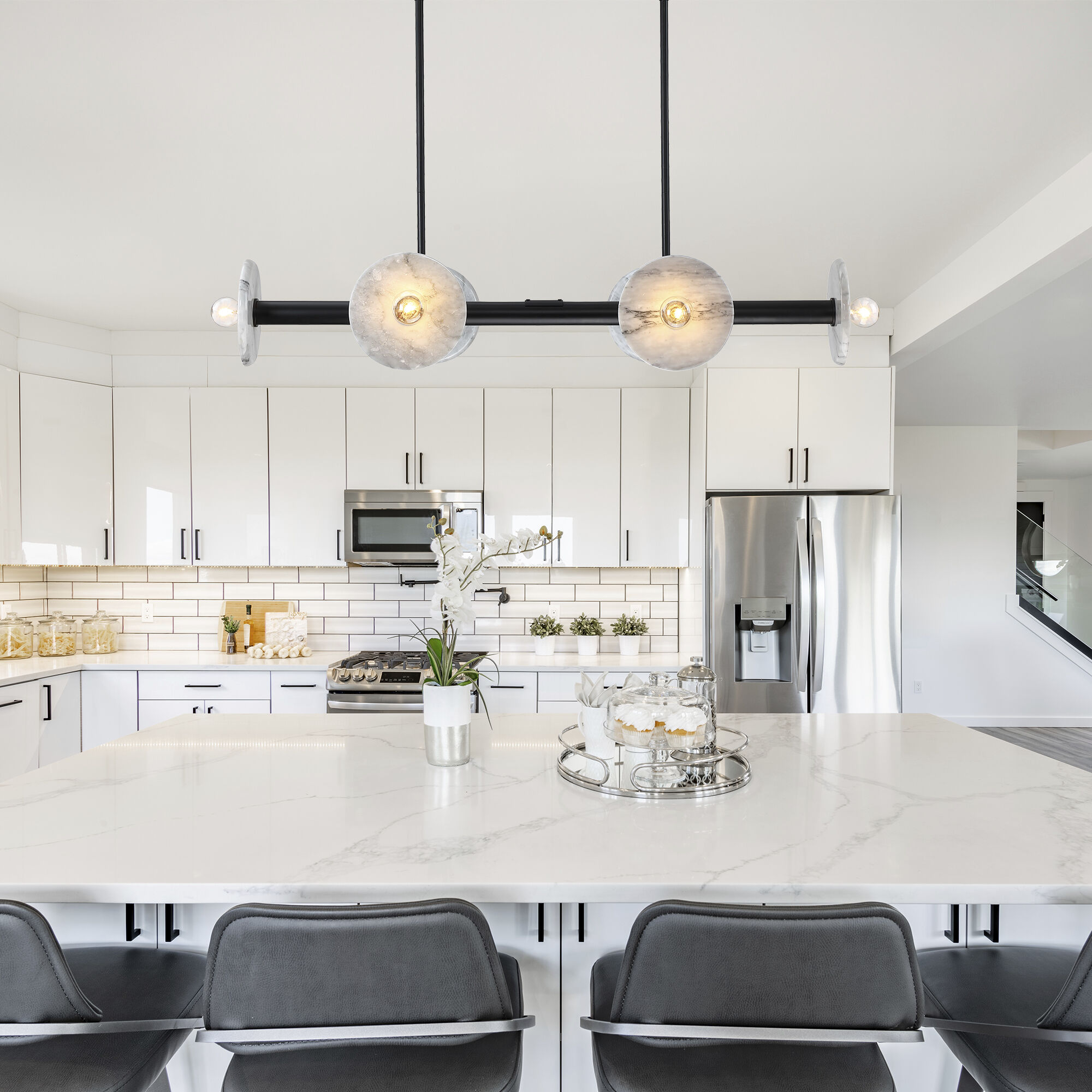 Fina Linear Chandelier Ceiling Light