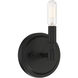 Fiora 1 Light 5 inch Black Wall Sconce Wall Light