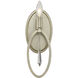 Hutton 1 Light 5 inch Sterling Gold Wall Sconce Wall Light
