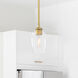 Summer Jazz 1 Light 5.5 inch Brushed Gold Pendant Ceiling Light