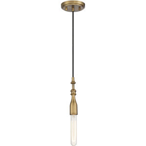 Louise 1 Light 5 inch Old Satin Brass Pendant Ceiling Light