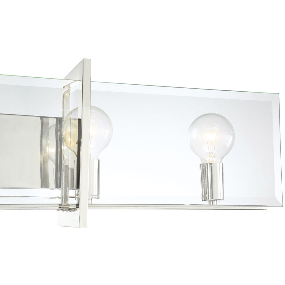 Ethan 3 Light 24 inch Polished Nickel Bath Light Wall Light