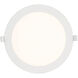 EnviroLite LED 8.78 inch White Slim Panel Downlight Ceiling Light
