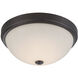 Hopkins LED 13.25 inch Oil Rubbed Bronze Flushmount Ceiling Light