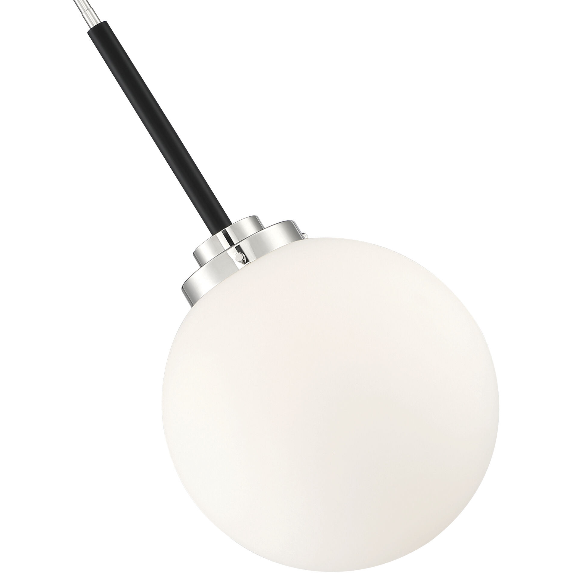 Elle 1 Light 13.75 inch Polished Nickel Pendant Ceiling Light