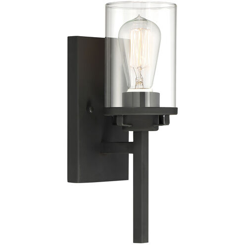 Jedrek 1 Light 5 inch Black Wall Sconce Wall Light