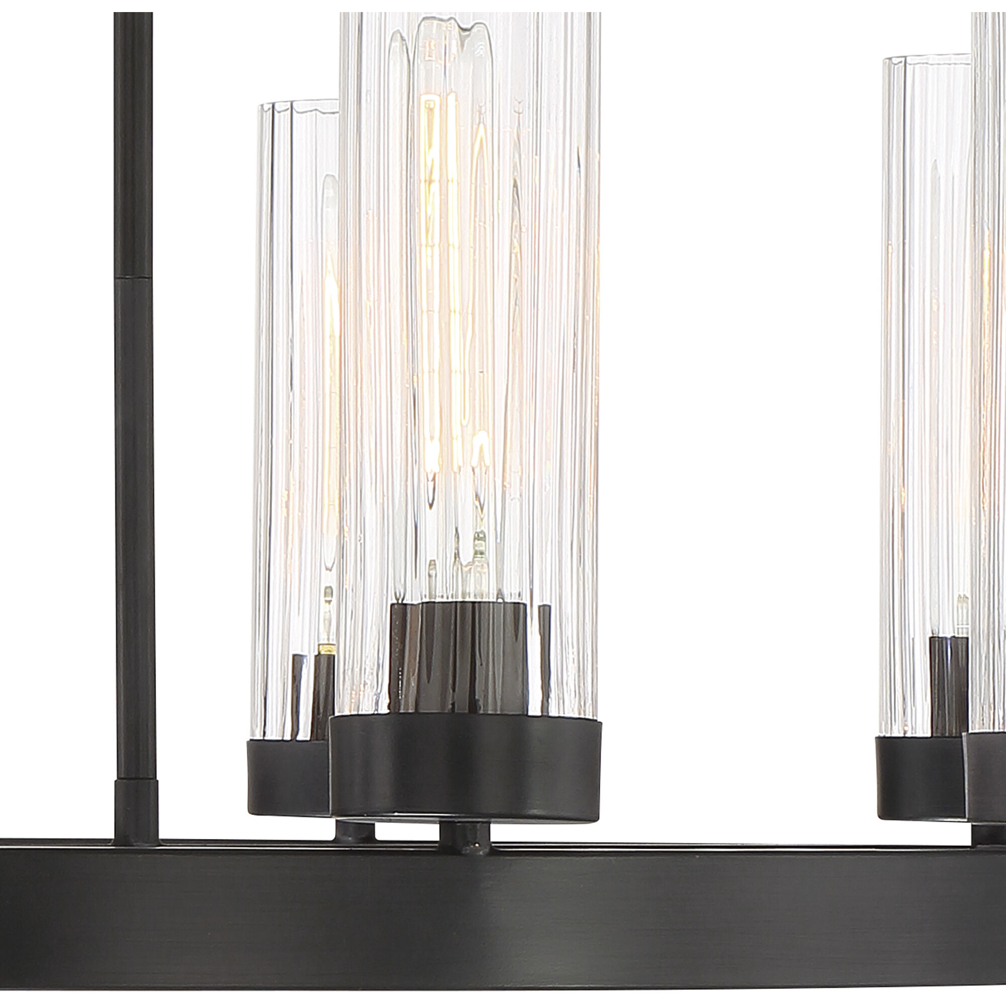 Braden 8 Light 31 inch Iron Graphite Chandelier Ceiling Light