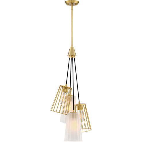 Liana 4 Light 14.5 inch Brushed Gold Chandelier Ceiling Light