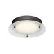 Edge Lit LED 10 inch Satin Bronze Flushmount Ceiling Light