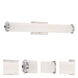 Geneva LED 30 inch Satin Platinum Bath Bar Wall Light