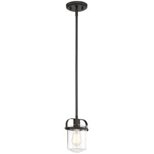 Jaxon 1 Light 6 inch Oil Rubbed Bronze Mini Pendant Ceiling Light
