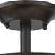 Avara 2 Light 13 inch Oil Rubbed Bronze Semi-Flush Ceiling Light