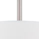 Harlowe 3 Light 18.25 inch Satin Platinum Pendant Ceiling Light