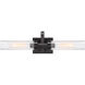 Braden 2 Light 24 inch Iron Graphite Bath Bar Wall Light