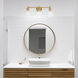 Summer Jazz 3 Light 24 inch Brushed Gold Vanity Light Wall Light